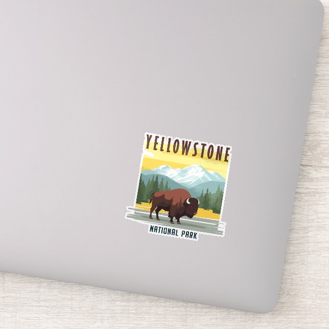 Yellowstone: A Retro Travel (Detail)