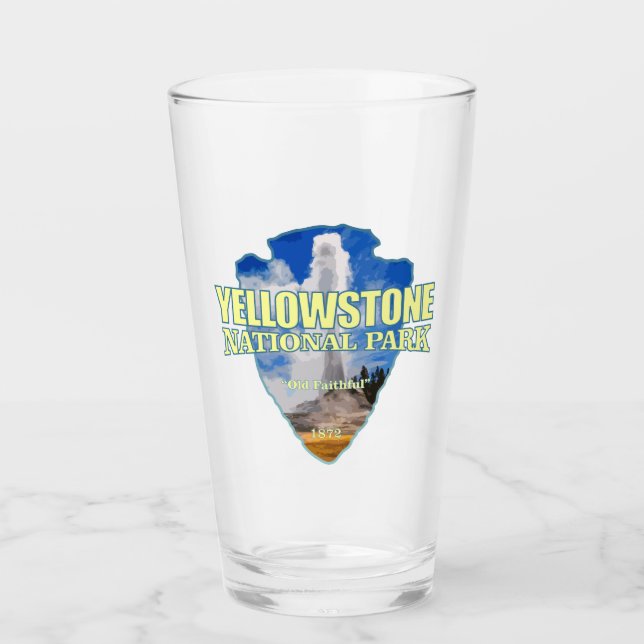 Yellowstone (arrowhead) glass (Front)