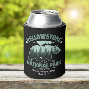 Yellowstone Bear – Keep It Chill, Stay Wild Can Cooler
