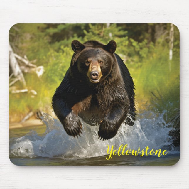 Yellowstone Bear Mouse Pad (Front)