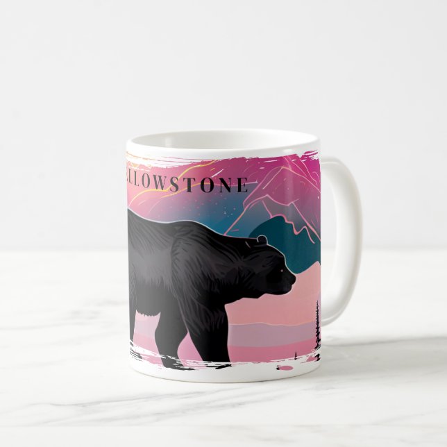 Yellowstone Bear Mug (Front Right)