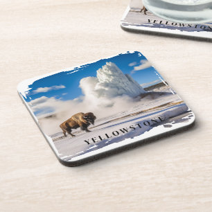 Yellowstone Bison Beverage Coaster