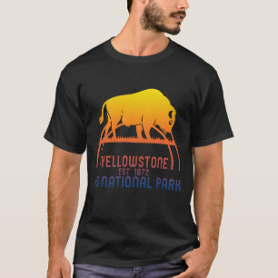 Yellowstone Bison Buffalo Shirt, US National Park T-Shirt