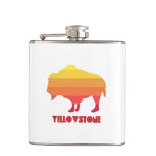 Yellowstone Bison Hip Flask
