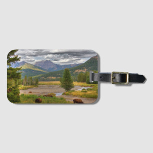 Yellowstone Bison Luggage Tag