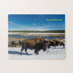 Yellowstone Buffalo Game Puzzle