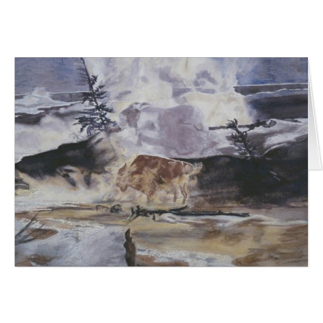 Yellowstone Buffalo in Winter (Front Horizontal)