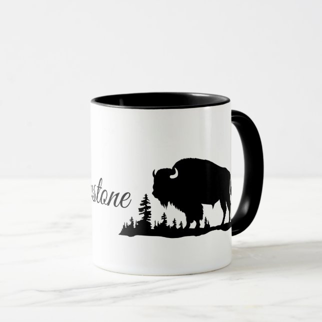 Yellowstone Buffalo Mug (Front Right)