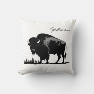 Yellowstone Buffalo Pillow