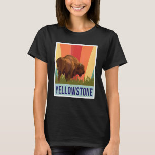 Yellowstone Buffalo Wyoming National Park Souvenir T-Shirt