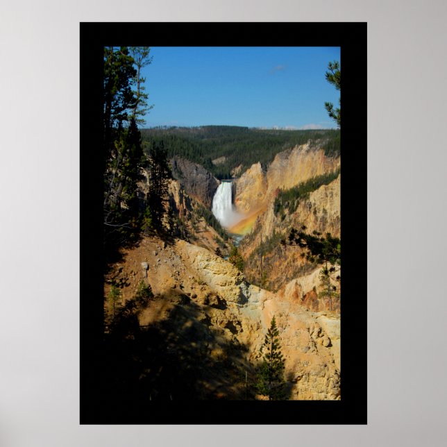Yellowstone Canyon Falls Poster (Front)