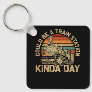 Yellowstone Could Be A Train Station Kinda Day  Ye Key Ring