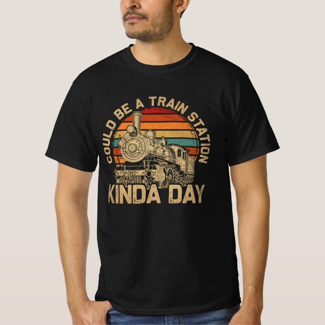 Yellowstone Could Be A Train Station Kinda Day  Ye T-Shirt (Front)