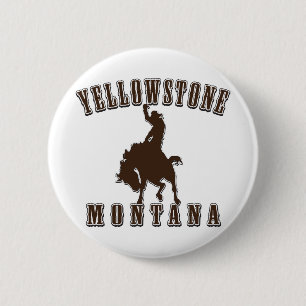 Yellowstone-Cowboy 6 Cm Round Badge