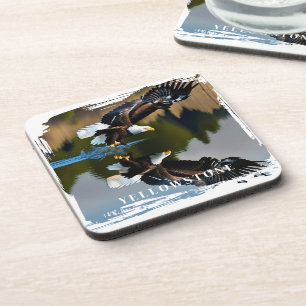 Yellowstone Eagle Beverage Coaster
