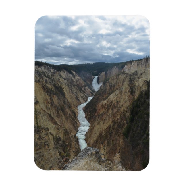 Yellowstone Falls photo magnet (Vertical)