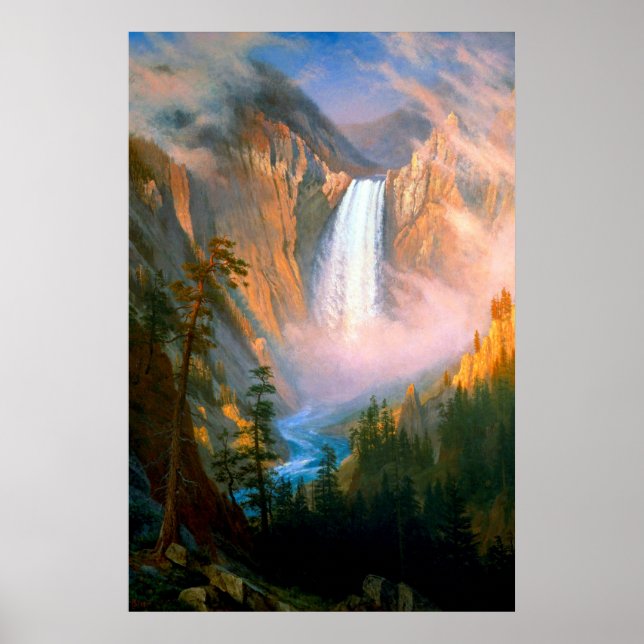 Yellowstone Falls Poster (Front)
