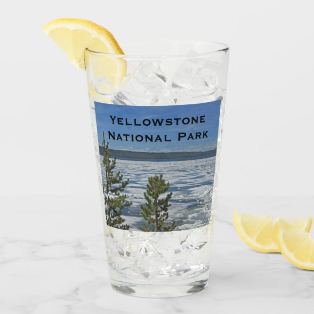 Yellowstone Frozen Lake Photo National Park Glass (Front Ice)
