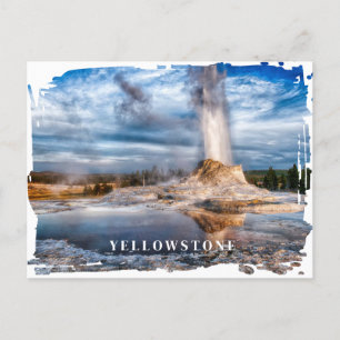 Yellowstone Geyser Postcard