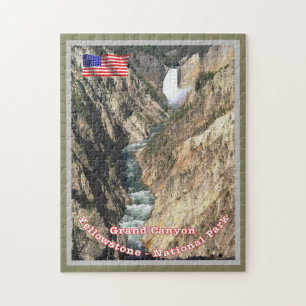Yellowstone - Grand Canyon - United States - Jigsaw Puzzle