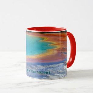 Yellowstone Grand Prismatic Hot Spring - Customise Mug