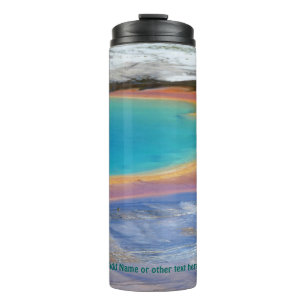 Yellowstone Grand Prismatic Hot Spring - Customise Thermal Tumbler
