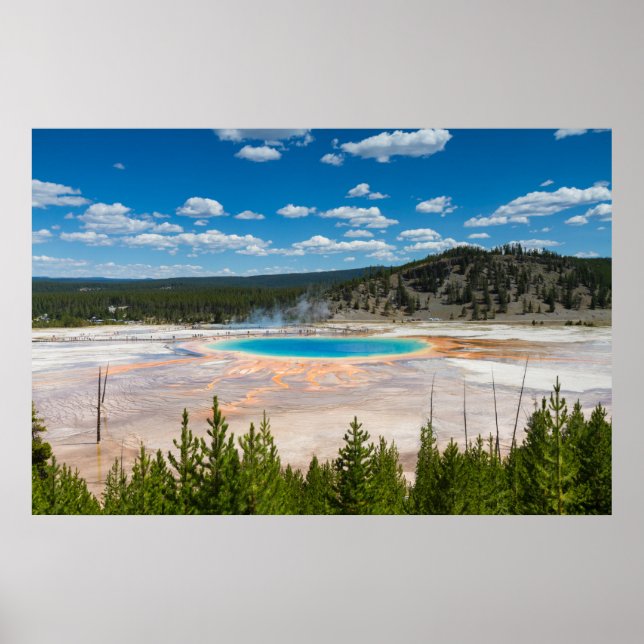 Yellowstone - Grand Prismatic spring poster (Front)