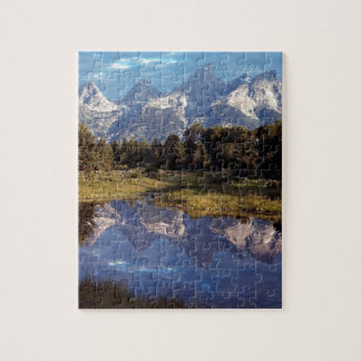 Yellowstone Grand Teton Reflections Jigsaw Puzzle