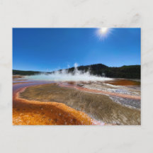 Yellowstone Hot Springs Postcard
