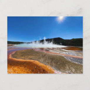 Yellowstone Hot Springs Postcard