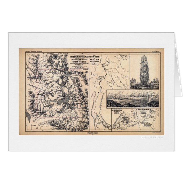 Yellowstone In German Poster 1871 (Front Horizontal)