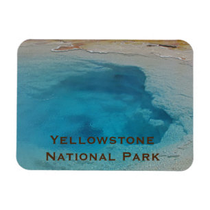 Yellowstone Keepsake Blue Pool Photo National Park Magnet