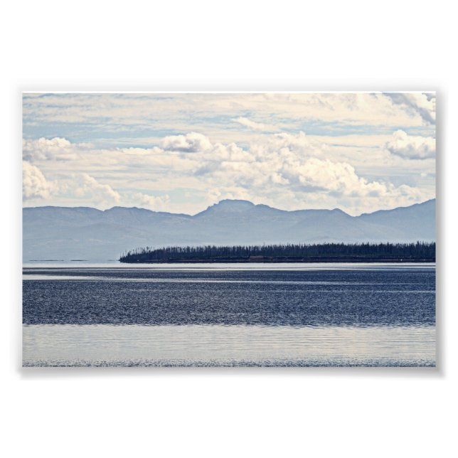 Yellowstone Lake, West Thumb View Photo Print (Front)