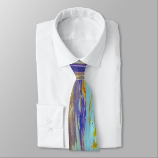 Yellowstone Lava Pool Swirls Tie