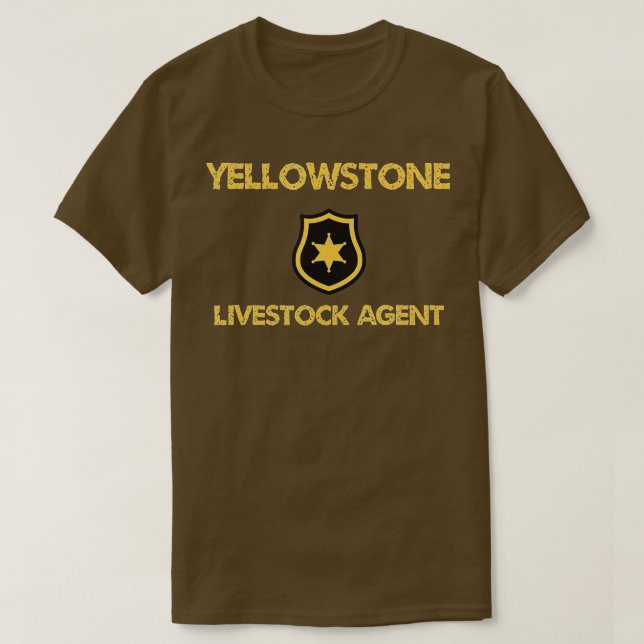Yellowstone Livestock Agent  T-Shirt (Design Front)