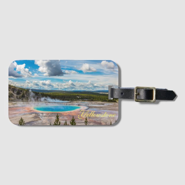 Yellowstone Luggage Tag (Front Horizontal)