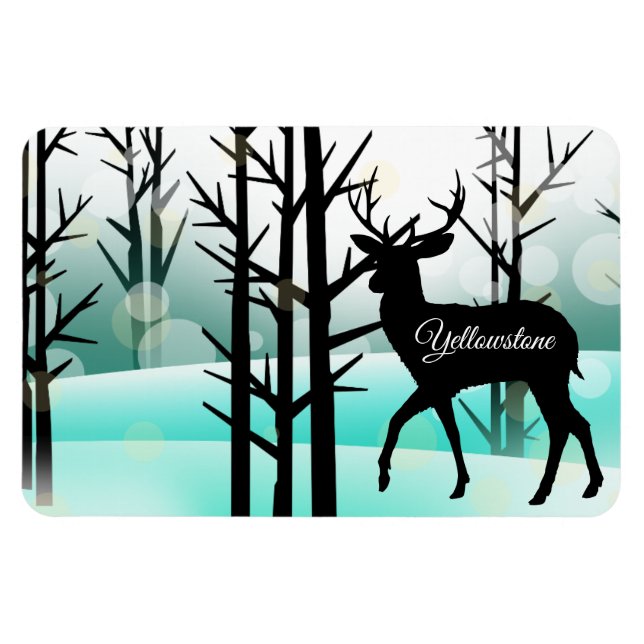 Yellowstone Magnet-Deer Magnet (Horizontal)