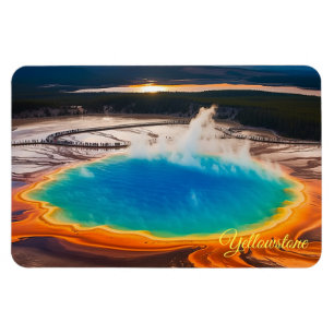 Yellowstone Magnet-Prismatic Hot Spring Magnet