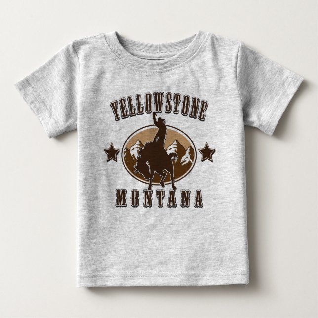 Yellowstone Montana Baby T-Shirt (Front)