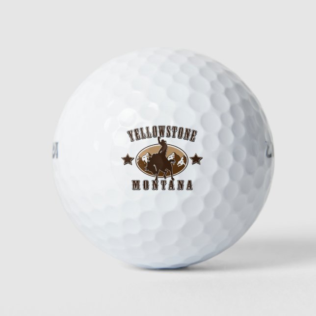 Yellowstone Montana Golf Balls (Front)