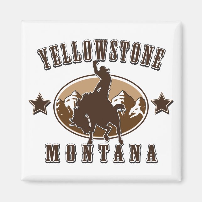 Yellowstone Montana Magnet (Front)