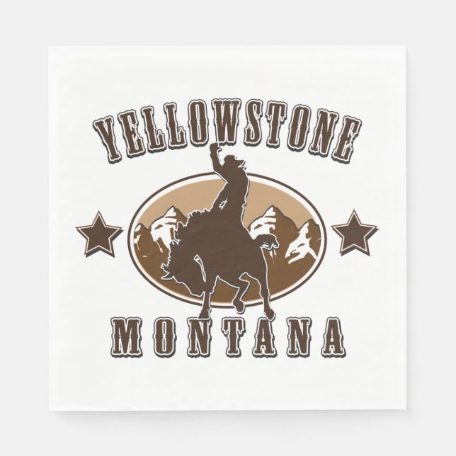 Yellowstone Montana Napkin (Front)