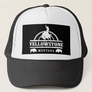 Yellowstone Montana Rodeo Cowboy Trucker Hat