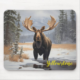 Yellowstone Moose Mouse Pad