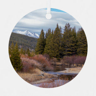 Yellowstone Mountains Ornament