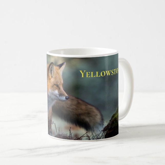Yellowstone Mug-Red Fox Coffee Mug (Front Right)
