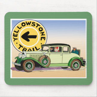 Yellowstone National Auto Trail Mouse Pad