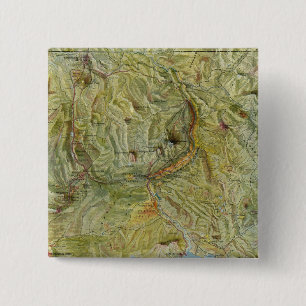 Yellowstone National Park 2 15 Cm Square Badge