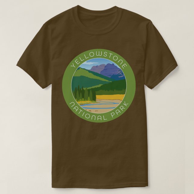 Yellowstone National Park  5 T-Shirt (Design Front)