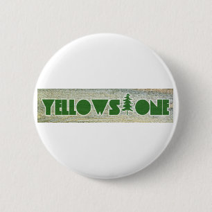 Yellowstone National Park 6 Cm Round Badge